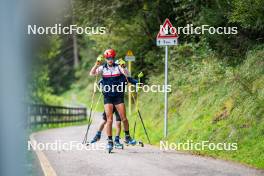 30.09.2024, Lavaze, Italy (ITA): Lisa Vittozzi (ITA) - Biathlon summer training, Lavaze (ITA). www.nordicfocus.com. © Barbieri/NordicFocus. Every downloaded picture is fee-liable.