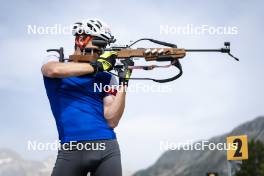 19.06.2024, Lavaze, Italy (ITA): Didier Bionaz (ITA) - Biathlon summer training, Lavaze (ITA). www.nordicfocus.com. © Vanzetta/NordicFocus. Every downloaded picture is fee-liable.