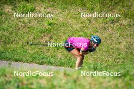 31.07.2024, Lavaze, Italy (ITA): Dunja Zdouc (AUT) - Biathlon summer training, Lavaze (ITA). www.nordicfocus.com. © Barbieri/NordicFocus. Every downloaded picture is fee-liable.