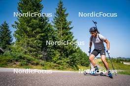 31.07.2024, Lavaze, Italy (ITA): Antonin Guigonnat (FRA) - Biathlon summer training, Lavaze (ITA). www.nordicfocus.com. © Barbieri/NordicFocus. Every downloaded picture is fee-liable.