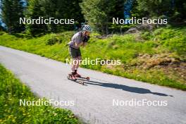 27.06.2024, Lavaze, Italy (ITA): Sivert Guttorm Bakken (NOR) - Biathlon summer training, Lavaze (ITA). www.nordicfocus.com. © Barbieri/NordicFocus. Every downloaded picture is fee-liable.