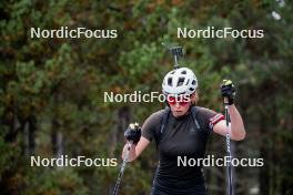 20.09.2024, Font-Romeu, France (FRA): Eve Bouvard (BEL) - Biathlon summer training, Font-Romeu (FRA). www.nordicfocus.com. © Authamayou/NordicFocus. Every downloaded picture is fee-liable.