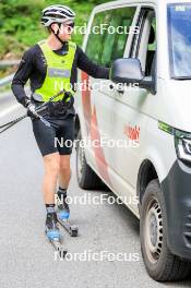 27.06.2024, Juf, Switzerland (SUI): Sebastian Stalder (SUI) - Biathlon summer training, Juf (SUI). www.nordicfocus.com. © Manzoni/NordicFocus. Every downloaded picture is fee-liable.