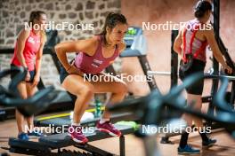 04.08.2024, Lavaze, Italy (ITA): Anna Andexer (AUT) - Biathlon summer training, Lavaze (ITA). www.nordicfocus.com. © Barbieri/NordicFocus. Every downloaded picture is fee-liable.