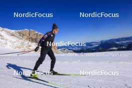 12.10.2024, Ramsau am Dachstein, Austria (AUT): Lou Jeanmonnot (FRA) - Biathlon summer training, Dachsteinglacier, Ramsau am Dachstein (AUT). www.nordicfocus.com. © Manzoni/NordicFocus. Every downloaded picture is fee-liable.