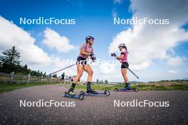 06.08.2024, Lavaze, Italy (ITA): Dunja Zdouc (AUT) - Biathlon summer training, Lavaze (ITA). www.nordicfocus.com. © Barbieri/NordicFocus. Every downloaded picture is fee-liable.