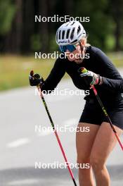 10.09.2024, Lenzerheide, Switzerland (SUI): Amy Baserga (SUI) - Biathlon summer training, Lenzerheide (SUI). www.nordicfocus.com. © Manzoni/NordicFocus. Every downloaded picture is fee-liable.