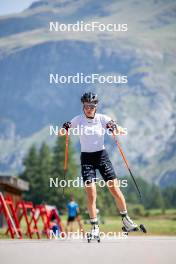 28.08.2024, Bessans, France (FRA): Oceane Michelon (FRA) - Biathlon summer training, Bessans (FRA). www.nordicfocus.com. © Authamayou/NordicFocus. Every downloaded picture is fee-liable.