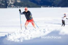 14.10.2024, Ramsau am Dachstein, Austria (AUT): Andreas Kuppelwieser (ITA), coach Team Switzerland - Biathlon summer training, Dachsteinglacier, Ramsau am Dachstein (AUT). www.nordicfocus.com. © Manzoni/NordicFocus. Every downloaded picture is fee-liable.