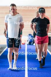 11.06.2024, Premanon, France (FRA): Justine Braisaz-Bouchet (FRA), Jeanne Richard (FRA), (l-r) - Biathlon summer training, Premanon (FRA). www.nordicfocus.com. © Manzoni/NordicFocus. Every downloaded picture is fee-liable.