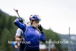 26.08.2024, Martell, Italy (ITA): Dorothea Wierer of Italy - Biathlon summer training, Martell (ITA). www.nordicfocus.com. © Vanzetta/NordicFocus. Every downloaded picture is fee-liable.