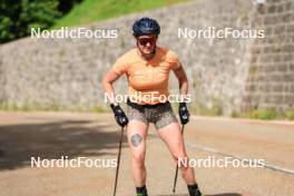 11.06.2024, Premanon, France (FRA): Lou Jeanmonnot (FRA) - Biathlon summer training, Premanon (FRA). www.nordicfocus.com. © Manzoni/NordicFocus. Every downloaded picture is fee-liable.