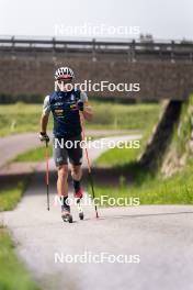 19.06.2024, Lavaze, Italy (ITA): Tommaso Giacomel (ITA) - Biathlon summer training, Lavaze (ITA). www.nordicfocus.com. © Vanzetta/NordicFocus. Every downloaded picture is fee-liable.