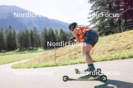 15.07.2024, Lenzerheide, Switzerland (SUI): Grace Castonguay (USA) - Biathlon summer training, Lenzerheide (SUI). www.nordicfocus.com. © Manzoni/NordicFocus. Every downloaded picture is fee-liable.