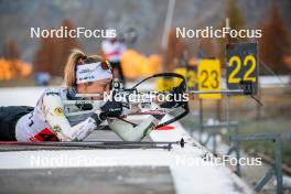 07.11.2024, Bessans, France (FRA): Chloé Chevalier (FRA) - Biathlon summer training, Bessans (FRA). www.nordicfocus.com. © Authamayou/NordicFocus. Every downloaded picture is fee-liable.