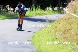 10.09.2024, Lenzerheide, Switzerland (SUI): Vitalii Mandzyn (UKR) - Biathlon summer training, Lenzerheide (SUI). www.nordicfocus.com. © Manzoni/NordicFocus. Every downloaded picture is fee-liable.