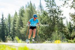 02.09.2024, Font-Romeu, France (FRA): Anna Magnusson (SWE) - Biathlon summer training, Font-Romeu (FRA). www.nordicfocus.com. © Authamayou/NordicFocus. Every downloaded picture is fee-liable.