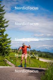 27.06.2024, Lavaze, Italy (ITA): Vetle Sjaastad Christiansen (NOR) - Biathlon summer training, Lavaze (ITA). www.nordicfocus.com. © Barbieri/NordicFocus. Every downloaded picture is fee-liable.