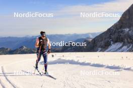 14.10.2024, Ramsau am Dachstein, Austria (AUT): Julia Simon (FRA) - Biathlon summer training, Dachsteinglacier, Ramsau am Dachstein (AUT). www.nordicfocus.com. © Manzoni/NordicFocus. Every downloaded picture is fee-liable.