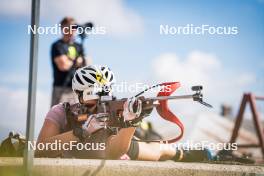 06.08.2024, Lavaze, Italy (ITA): Lisa Osl (AUT) - Biathlon summer training, Lavaze (ITA). www.nordicfocus.com. © Barbieri/NordicFocus. Every downloaded picture is fee-liable.