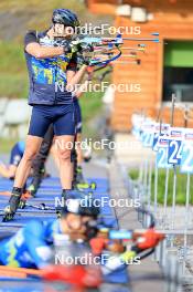 10.09.2024, Lenzerheide, Switzerland (SUI): Bogdan Tsymbal (UKR) - Biathlon summer training, Lenzerheide (SUI). www.nordicfocus.com. © Manzoni/NordicFocus. Every downloaded picture is fee-liable.