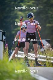 06.08.2024, Lavaze, Italy (ITA): Anna Juppe (AUT) - Biathlon summer training, Lavaze (ITA). www.nordicfocus.com. © Barbieri/NordicFocus. Every downloaded picture is fee-liable.