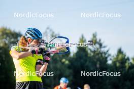 02.09.2024, Font-Romeu, France (FRA): Hanna Oeberg (SWE) - Biathlon summer training, Font-Romeu (FRA). www.nordicfocus.com. © Authamayou/NordicFocus. Every downloaded picture is fee-liable.