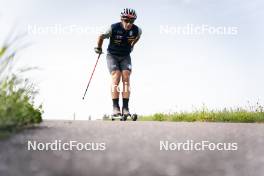 19.06.2024, Lavaze, Italy (ITA): Tommaso Giacomel (ITA) - Biathlon summer training, Lavaze (ITA). www.nordicfocus.com. © Vanzetta/NordicFocus. Every downloaded picture is fee-liable.