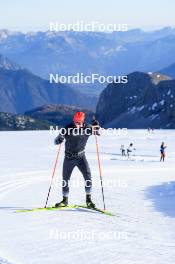 14.10.2024, Ramsau am Dachstein, Austria (AUT): Felix Ullmann (SUI) - Biathlon summer training, Dachsteinglacier, Ramsau am Dachstein (AUT). www.nordicfocus.com. © Manzoni/NordicFocus. Every downloaded picture is fee-liable.