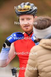 13.10.2024, Ramsau am Dachstein, Austria (AUT): Gion Stalder (SUI) - Biathlon summer training, Ramsau am Dachstein (AUT). www.nordicfocus.com. © Manzoni/NordicFocus. Every downloaded picture is fee-liable.