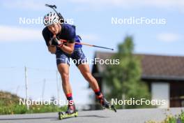 15.07.2024, Lenzerheide, Switzerland (SUI): Vincent Bonacci (USA) - Biathlon summer training, Lenzerheide (SUI). www.nordicfocus.com. © Manzoni/NordicFocus. Every downloaded picture is fee-liable.