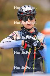 13.10.2024, Ramsau am Dachstein, Austria (AUT): Lydia Hiernickel (SUI) - Biathlon summer training, Ramsau am Dachstein (AUT). www.nordicfocus.com. © Manzoni/NordicFocus. Every downloaded picture is fee-liable.