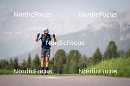 19.06.2024, Lavaze, Italy (ITA): Tommaso Giacomel (ITA) - Biathlon summer training, Lavaze (ITA). www.nordicfocus.com. © Vanzetta/NordicFocus. Every downloaded picture is fee-liable.