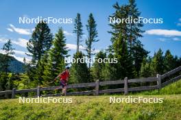 27.06.2024, Lavaze, Italy (ITA): Johannes Dale-Skjevdal (NOR) - Biathlon summer training, Lavaze (ITA). www.nordicfocus.com. © Barbieri/NordicFocus. Every downloaded picture is fee-liable.