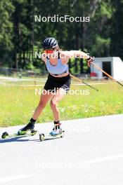 06.08.2024, Lenzerheide, Switzerland (SUI): Aita Gasparin (SUI) - Biathlon summer training, Lenzerheide (SUI). www.nordicfocus.com. © Manzoni/NordicFocus. Every downloaded picture is fee-liable.