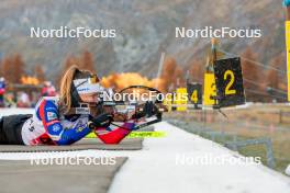 09.11.2024, Bessans, France (FRA): Oceane Michelon (FRA) - Biathlon summer training, Bessans (FRA). www.nordicfocus.com. © Authamayou/NordicFocus. Every downloaded picture is fee-liable.