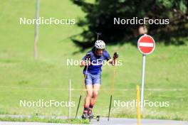 15.07.2024, Lenzerheide, Switzerland (SUI): Vincent Bonacci (USA) - Biathlon summer training, Lenzerheide (SUI). www.nordicfocus.com. © Manzoni/NordicFocus. Every downloaded picture is fee-liable.