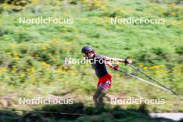 17.08.2024, Font-Romeu, France (FRA): Eva Laine (FRA) - Biathlon summer training, Font-Romeu (FRA). www.nordicfocus.com. © Authamayou/NordicFocus. Every downloaded picture is fee-liable.