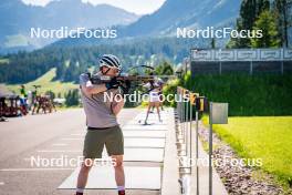 27.06.2024, Lavaze, Italy (ITA): Sivert Guttorm Bakken (NOR) - Biathlon summer training, Lavaze (ITA). www.nordicfocus.com. © Barbieri/NordicFocus. Every downloaded picture is fee-liable.