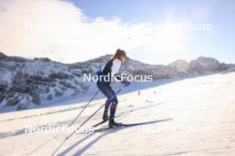 14.10.2024, Ramsau am Dachstein, Austria (AUT): Gilonne Guigonnat (FRA) - Biathlon summer training, Dachsteinglacier, Ramsau am Dachstein (AUT). www.nordicfocus.com. © Manzoni/NordicFocus. Every downloaded picture is fee-liable.