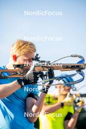 02.09.2024, Font-Romeu, France (FRA): Emil Nykvist (SWE) - Biathlon summer training, Font-Romeu (FRA). www.nordicfocus.com. © Authamayou/NordicFocus. Every downloaded picture is fee-liable.