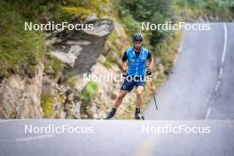 26.08.2024, Martell, Italy (ITA): Patrick Braunhofer (ITA) - Biathlon summer training, Martell (ITA). www.nordicfocus.com. © Vanzetta/NordicFocus. Every downloaded picture is fee-liable.