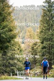 30.09.2024, Lavaze, Italy (ITA): Hannah Auchentaller (ITA), Sara Scattolo (ITA), (l-r) - Biathlon summer training, Lavaze (ITA). www.nordicfocus.com. © Barbieri/NordicFocus. Every downloaded picture is fee-liable.