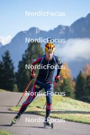 22.10.2024, Lavaze, Italy (ITA): Johannes Thingnes Boe (NOR) - Biathlon summer training, Lavaze (ITA). www.nordicfocus.com. © Vanzetta/NordicFocus. Every downloaded picture is fee-liable.