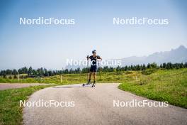 31.07.2024, Lavaze, Italy (ITA): Anna Gandler (AUT) - Biathlon summer training, Lavaze (ITA). www.nordicfocus.com. © Barbieri/NordicFocus. Every downloaded picture is fee-liable.