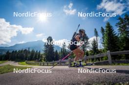 06.08.2024, Lavaze, Italy (ITA): Anna Andexer (AUT) - Biathlon summer training, Lavaze (ITA). www.nordicfocus.com. © Barbieri/NordicFocus. Every downloaded picture is fee-liable.