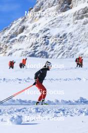 12.10.2024, Ramsau am Dachstein, Austria (AUT): Oceane Michelon (FRA) - Biathlon summer training, Dachsteinglacier, Ramsau am Dachstein (AUT). www.nordicfocus.com. © Manzoni/NordicFocus. Every downloaded picture is fee-liable.