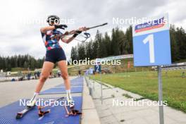 05.09.2024, Lenzerheide, Switzerland (SUI): Marthe Krakstad Johansen (NOR) - Biathlon summer training, Lenzerheide (SUI). www.nordicfocus.com. © Manzoni/NordicFocus. Every downloaded picture is fee-liable.