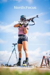 06.08.2024, Lavaze, Italy (ITA): Dunja Zdouc (AUT) - Biathlon summer training, Lavaze (ITA). www.nordicfocus.com. © Barbieri/NordicFocus. Every downloaded picture is fee-liable.