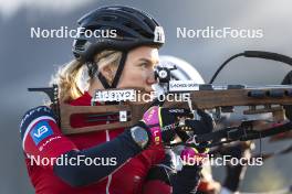 21.10.2024, Lavaze, Italy (ITA): Juni Arnekleiv (NOR) - Biathlon summer training, Lavaze (ITA). www.nordicfocus.com. © Vanzetta/NordicFocus. Every downloaded picture is fee-liable.